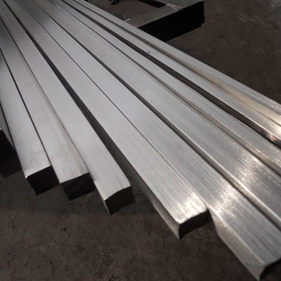 310 303 Brushed Stainless Steel Flat Bar Mirror 10mm Solid Square