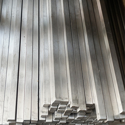 310 303 Brushed Stainless Steel Flat Bar Mirror 10mm Solid Square